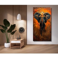 Loxodonta Africana Kanvas Tablo