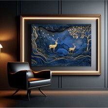 Night Landscape Kanvas Tablo