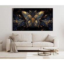 Golden Butterfly Kanvas Tablo