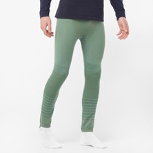 Salomon Essential Wool Erkek Alt İçlik - Yeşil