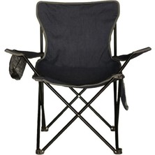 1 Adet Kot Kumaşlı Çantalı Katlanır Kamp Sandalyesi Rejisör Katlanabilir Piknik Plaj Sandalyesi Mavi