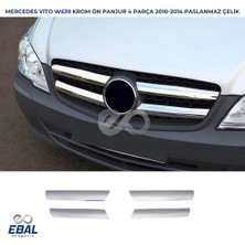 Ebal Oto Mercedes Vito W639 Krom Ön Panjur 4 Prç. 2010-2014 P. Çelik