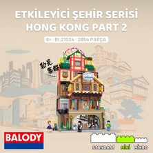 Balody Etkileyici Şehir Serisi – Hong Kong Part 2 (BL21034) – Mini Blok Yapı Oyuncakları Seti