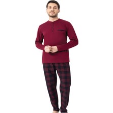 Erdem Erkek Ekoseli Pijama Takımı DFN1009