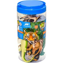 SH-D6401 Vahşi Hayvan Oyun Seti 23 cm -Vardem