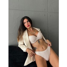 Shy Lola Lingerie Örgü Desen Sütyen Tek/ Iç Çamaşırı