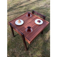Birayse Ahşap 50 x 50 Orta Sehpa