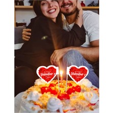 Home Sevgililer Gününe Özel Servis Süsü Pasta Kürdanı