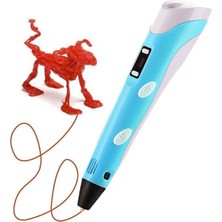 3D Pen Üç Boyutlu Yazıcı Kalem Printer 3 Renk Filament 3D Çizim Kalemi Çizim 3D Yazıcı