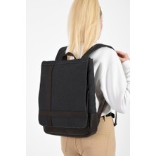 Baginn Kadın Sırt Çantası 35*22 cm Kanvas Kumaş Laptop Bölmeli Business Sırt Çantası Okul Çantası Mega Bag