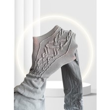 Intive Lingerie Flame 220 Den Önü Geometrik Desenli Bambu Katkılı Triko Külotlu Çorap