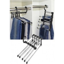 Safestore Pantolon Askılık 5 Li Hareketli Askı Pantolon Askısı