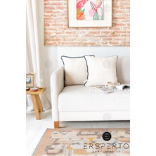 Ersperto Pamuklu Keten Sade Kırlent Kılıfı 1 Adet 43 x 43 cm