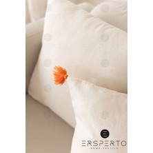 Ersperto Otantica Püsküllü Keten Dekoratif Kırlent Kılıfı Yastık Kılıfı 1 Adet 43 x 43 cm