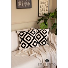 Ersperto Dekoratif Tek'li Keten Kırlent Kılıfı Yastık Kılıfı 43 x 43 cm  1 Adet