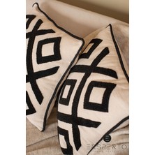 Ersperto Dekoratif Tek'li Keten Kırlent Kılıfı Yastık Kılıfı 43 x 43 cm  1 Adet