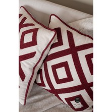 Ersperto Dekoratif Tek'li Keten Kırlent Kılıfı Yastık Kılıfı 43 x 43 cm  1 Adet