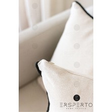 Ersperto Pamuklu Keten Sade Kırlent Kılıfı 1 Adet 43 x 43 cm