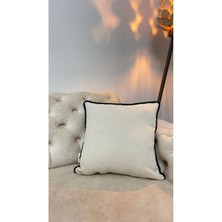 Ersperto Pamuklu Keten Sade Kırlent Kılıfı 1 Adet 43 x 43 cm