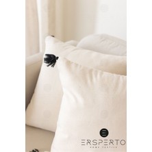 Ersperto Otantica Püsküllü Keten Dekoratif Kırlent Kılıfı Yastık Kılıfı 1 Adet 43 x 43 cm