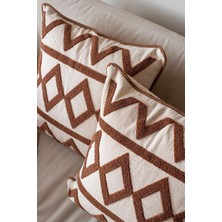 Ersperto Dekoratif Keten Kırlent Kılıfı Yastık Kılıfı 43 x 43 cm  1 Adet