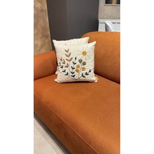 Ersperto Bahar Esintisi Nakışlı Kırlent Kılıfı 1 Adet 43 x 43 cm