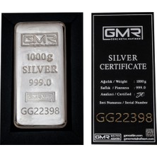 GMR 1000 gr Gmr Külçe Gümüş