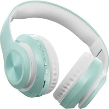 P68 Bluetooth Kulaklık Çocuk Pubg -Oyuncu Kulaklık-Turkuaz