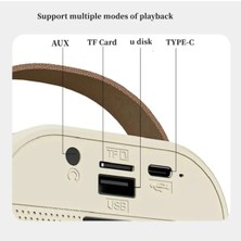 Karaoke Hoparlör Mikrofon Seti Fm Radyo, SD Kart, USB Girişi, Ses Efektleri, Bluetooth Hoparlör
