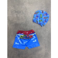 Arya Nisa Kids Erkek Çocuk Pijamaskeliler Karakterli Şortlu Bone Takım