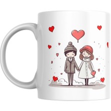 Mug Station Kişiye Özel Sevgili Kupası – Romantik Çift Tasarımlı Bu Aşk Değil De Nee?