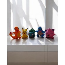 Efser Atölye Sevimli Pokemon Seti Dekor Figür Oyuncak