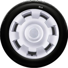 Sjs Sks Chery Jant Kapağı 14 Inc Kırılmaz 1 Takım 4 Adet NO:206