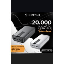 Kensa Powerbank 20000 mAh Dijital Ekran Taşınabilir Şarj Istasyonu
durum