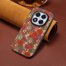 Zebana Xiaomi Redmi Note 14 Pro Uyumlu Kılıf Zebana Vintage Kumaş Kılıf Desen 2