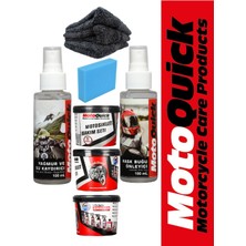 Motoquick 11 Parça Motosiklet Bakım ve Temizlik Seti