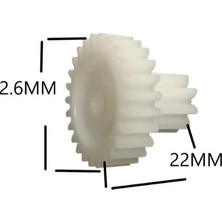 Expermarket Korkmaz Promagic Rondo Doğrayıcı Aktarma Dişlisi - 1 Adet