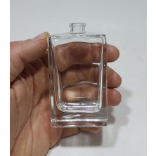 Paradise Cam Sprey Kolonya Parfüm Şişesi 50 ml - Boş Şişe 1 Adet Gold Renk Sprey Kolay Kapama