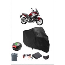Breen Honda Nc 750 x Dct Arka Çanta Uyumlu Siyah Motosiklet Branda Su Geçirmez Dayanıklı Kumaş