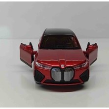 Welly 1:32 Ölçek Bmw Ix// Red Çek-Bırak Metal Araba 12 cm