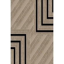 Net Room Modern Kaymaz Taban Halı Şık Salon Mutfak Koridor Halısı Vizon 4029