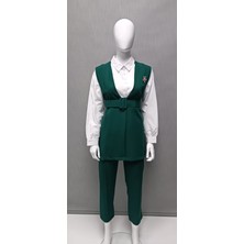 Zümrüt Yeşil 3'lü Bayan Takım