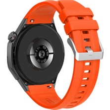 Novatis Huawei Watch Gt5 Pro 46MM Uyumlu Kordon Tokalı Flexible Terletme Yapmaz Silikon Kayış