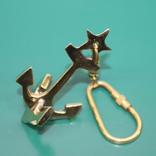 Keyfim Shop Çapalı Pirinç Anahtarlık