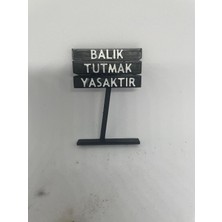 Shape Shift Akvaryum Dekorasyonu - Balık Tutmak Yasaktır Akvaryum Süsü