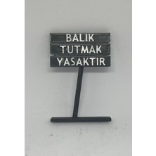 Shape Shift Akvaryum Dekorasyonu - Balık Tutmak Yasaktır Akvaryum Süsü
