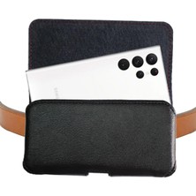 Exenar Samsung S22 Ultra Kılıf - Kemer Kılıfı Kapaklı Bel Telefon Kılıfı