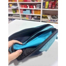 Relaxion Krinkıl 3 Gözlü Kalemlik Mavi