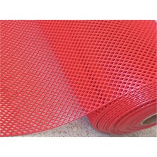 Kırmızı Yeni Zincir Desen Islak Zemin Matı Banyo Içi Önü Zemin Paspas