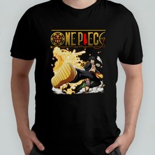 Pixxa One Piece Monkey D. Luffy %100 Pamuklu Bisiklet Yaka T-Shirt Model 15